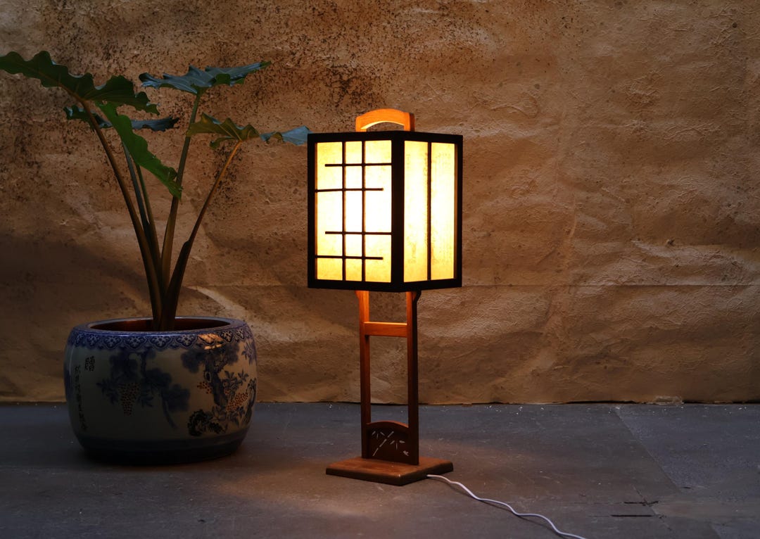 Japanese Style Lantern Floor Lamp. WL8 Etsy