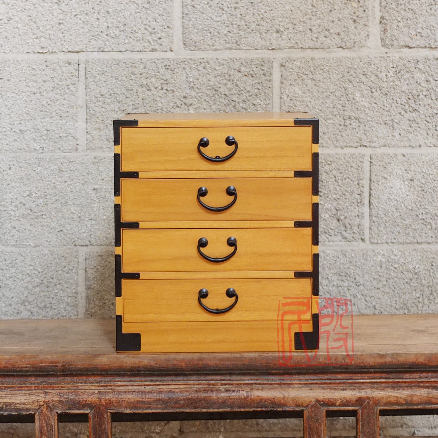 Japanese Style Jewelry Box Hand Made With Solid Kiri Wood. Etsy