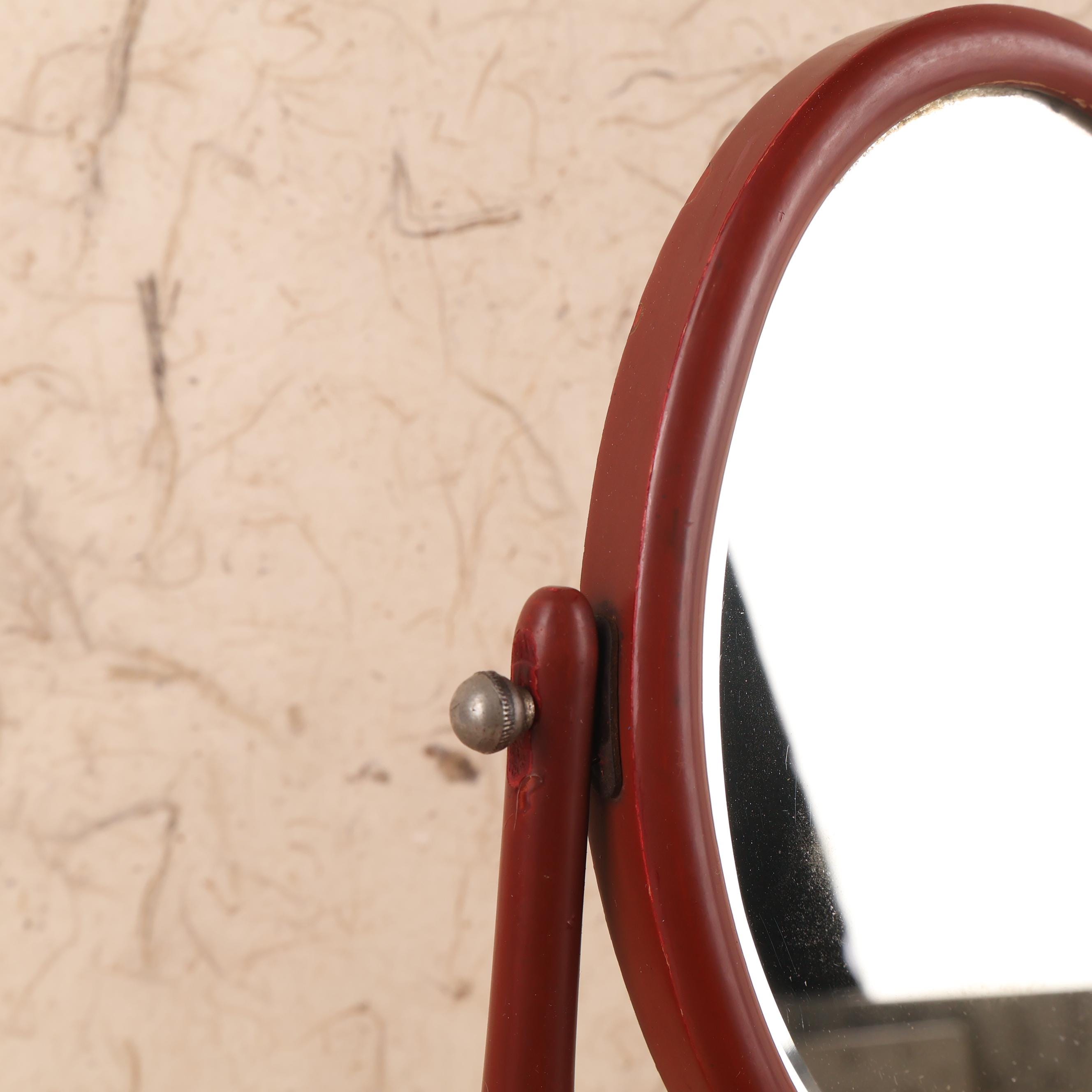 Vintage Japanese Small Kyodai Mirror - 1960s Showa Era (25D-405-3