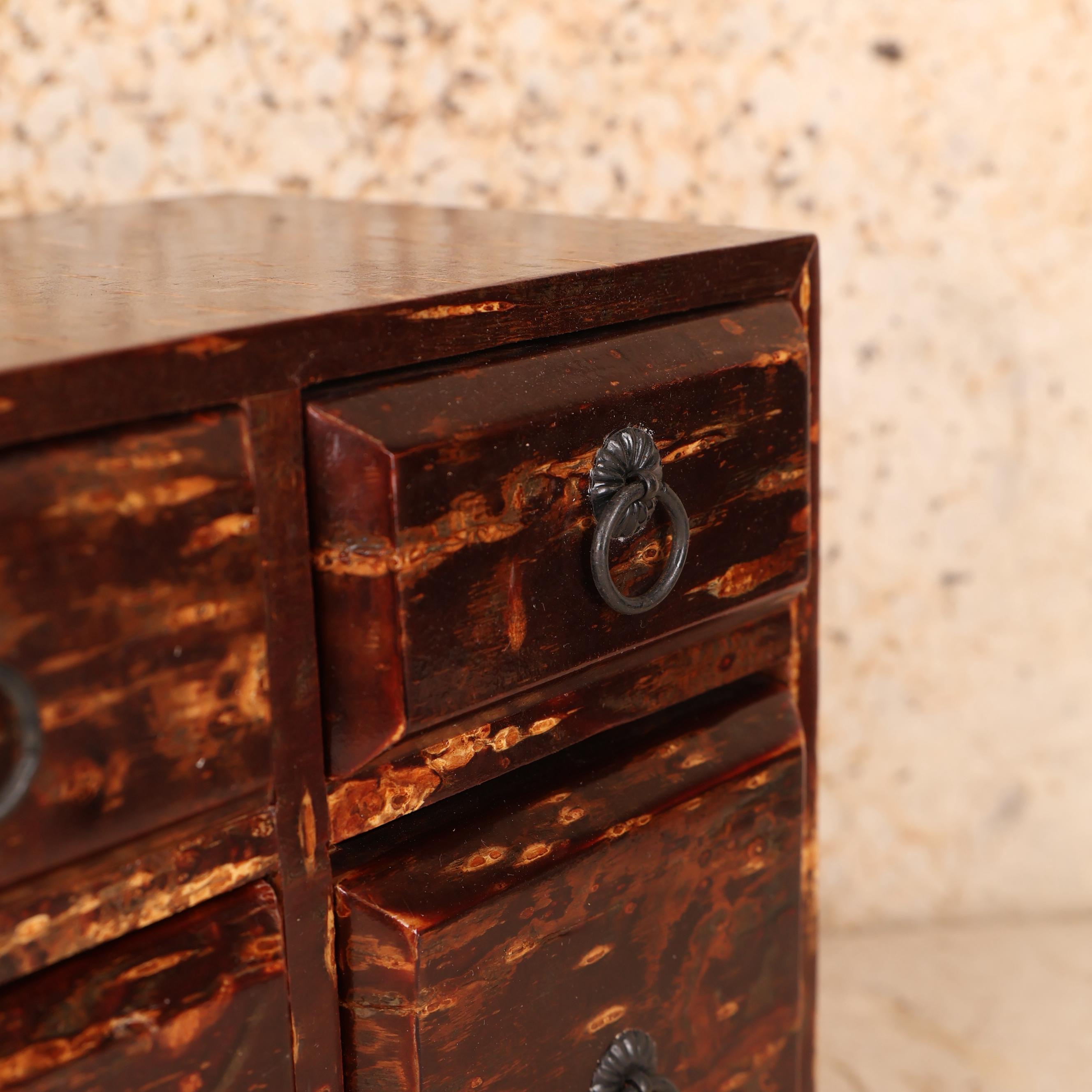 Japanese Sakura Bark Drawers Box (25S-742) - Etsy