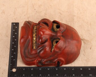 木製鬼面 (24J-342-18) - Etsy 日本