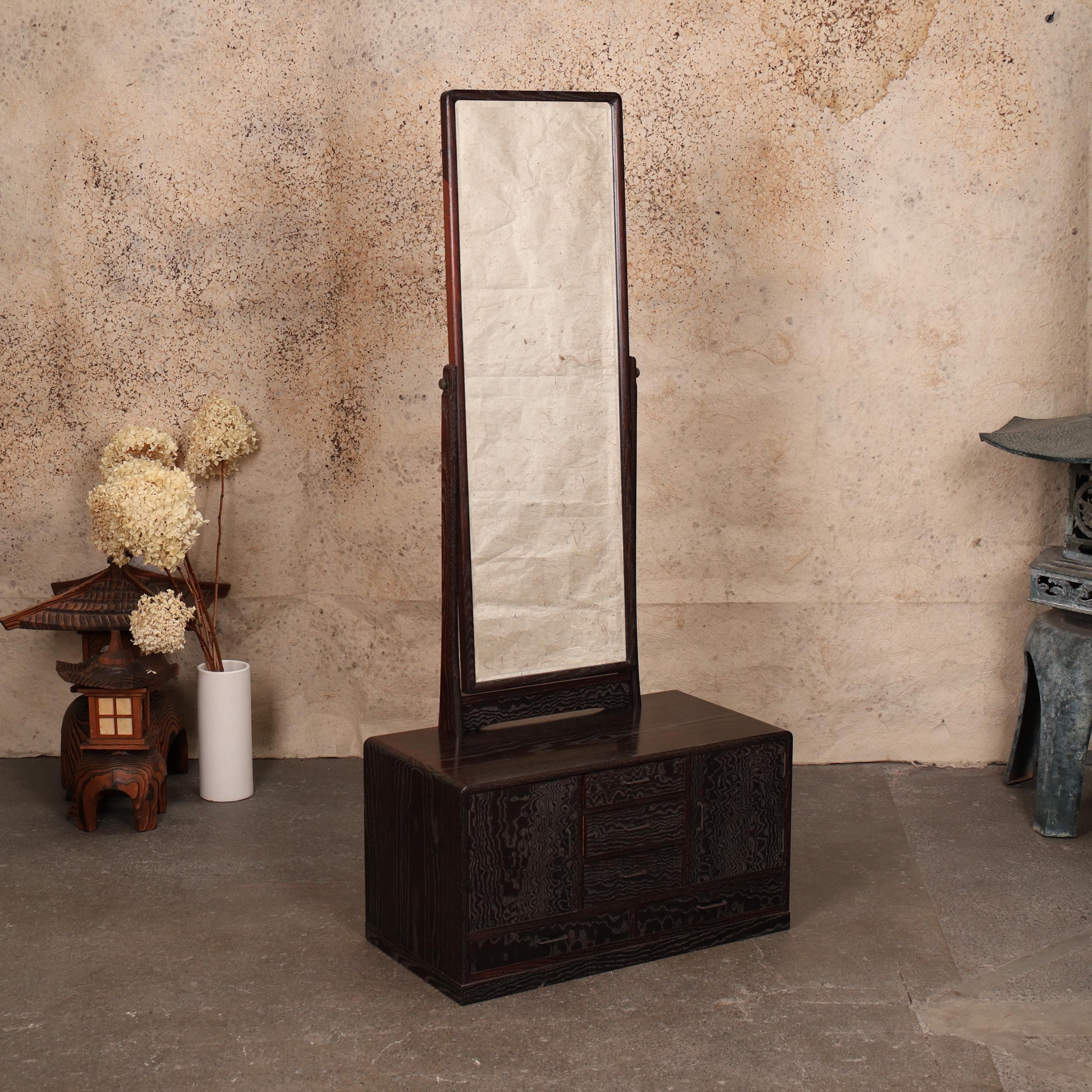 昭和レトロ鏡台　Japanese Showa Mirror 昭和レトロ鏡台 Japanese Showa Mirror 昭和レトロ鏡台 Japanese Showa