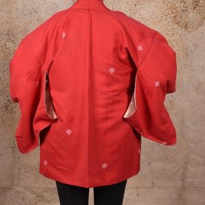 Vintage Japanese Haori Jacket, Kimono Jacket, (504-18)