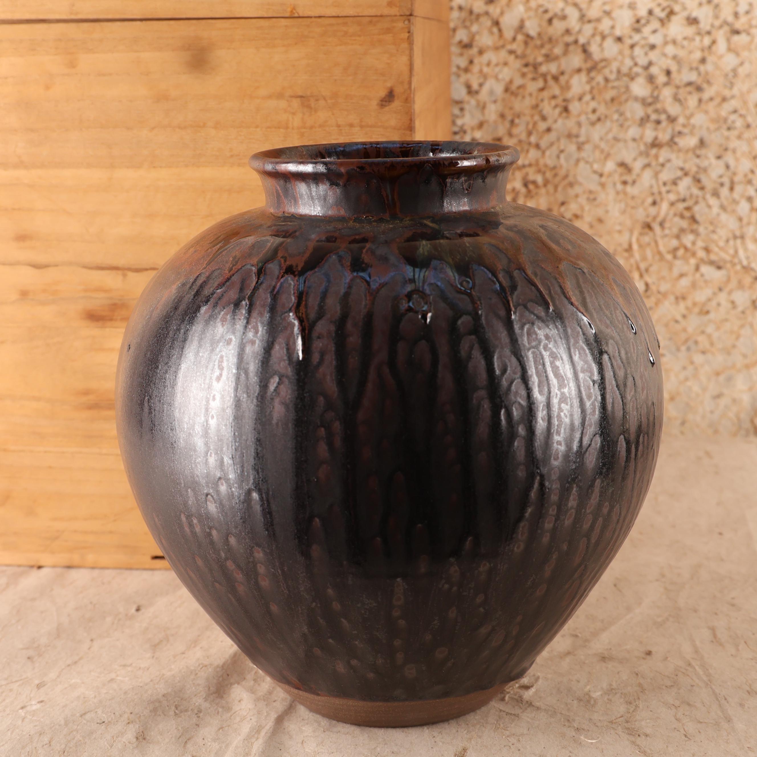 ヴィンテージ和花瓶 — 陶器、2000年、平成時代 (SKU: 25S-751) - Etsy 日本