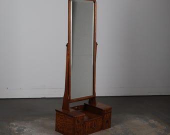 Vintage Japanese Small Kyodai Mirror - 1960s Showa Era (25D-405-3