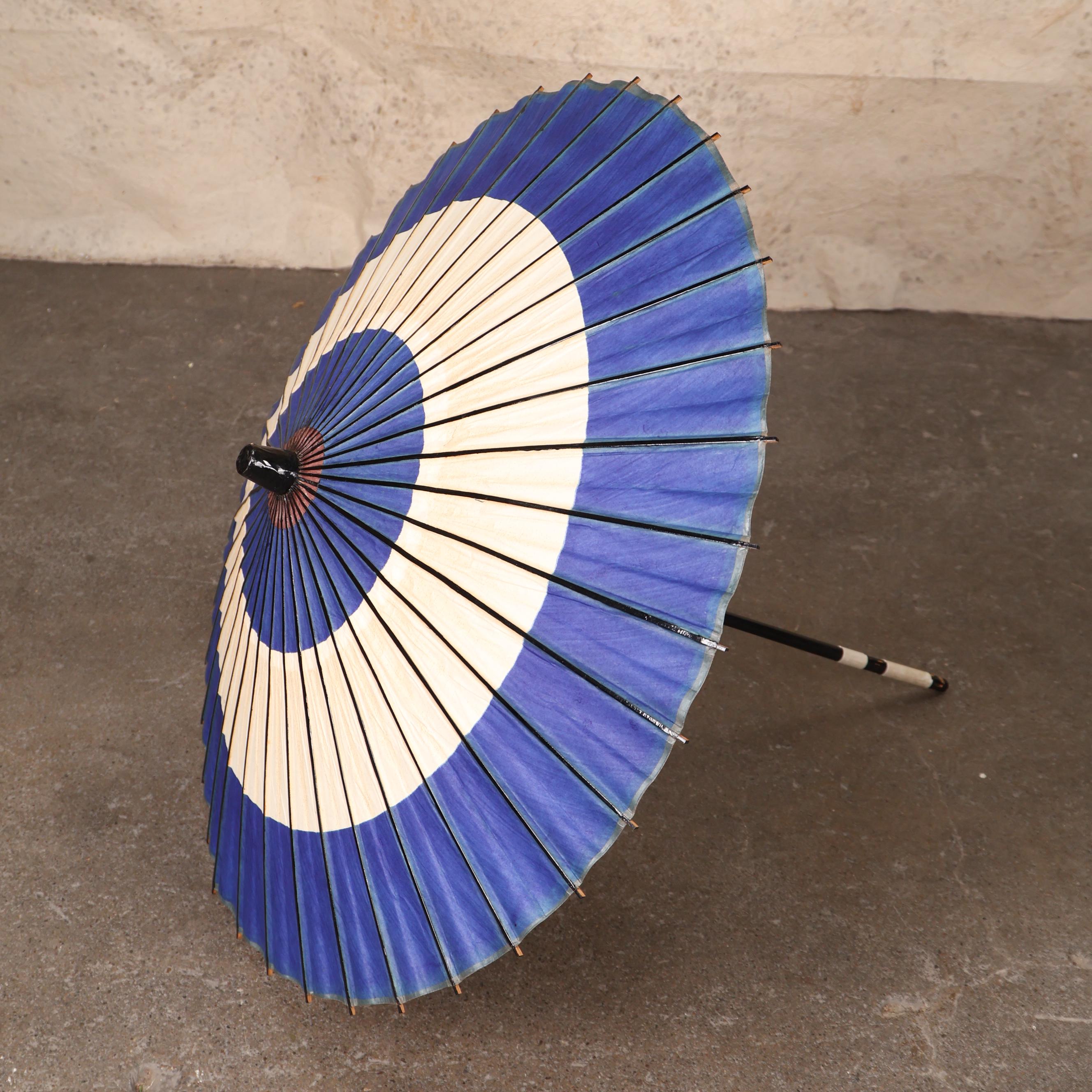 番傘 　昭和レトロ 　ビンテージ 番傘 和傘 中山道妻籠宿 民芸品 昭和レトロ ビンテージ - メルカリ