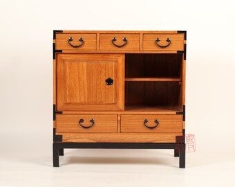 Japanese Style Artisan's Chest, Hand Made With Solid Kiri Wood