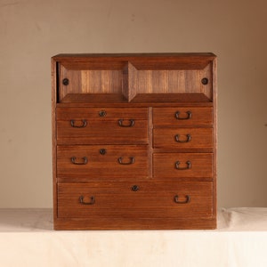 Vintage Japanese Ko Tansu (23F-G12-A)