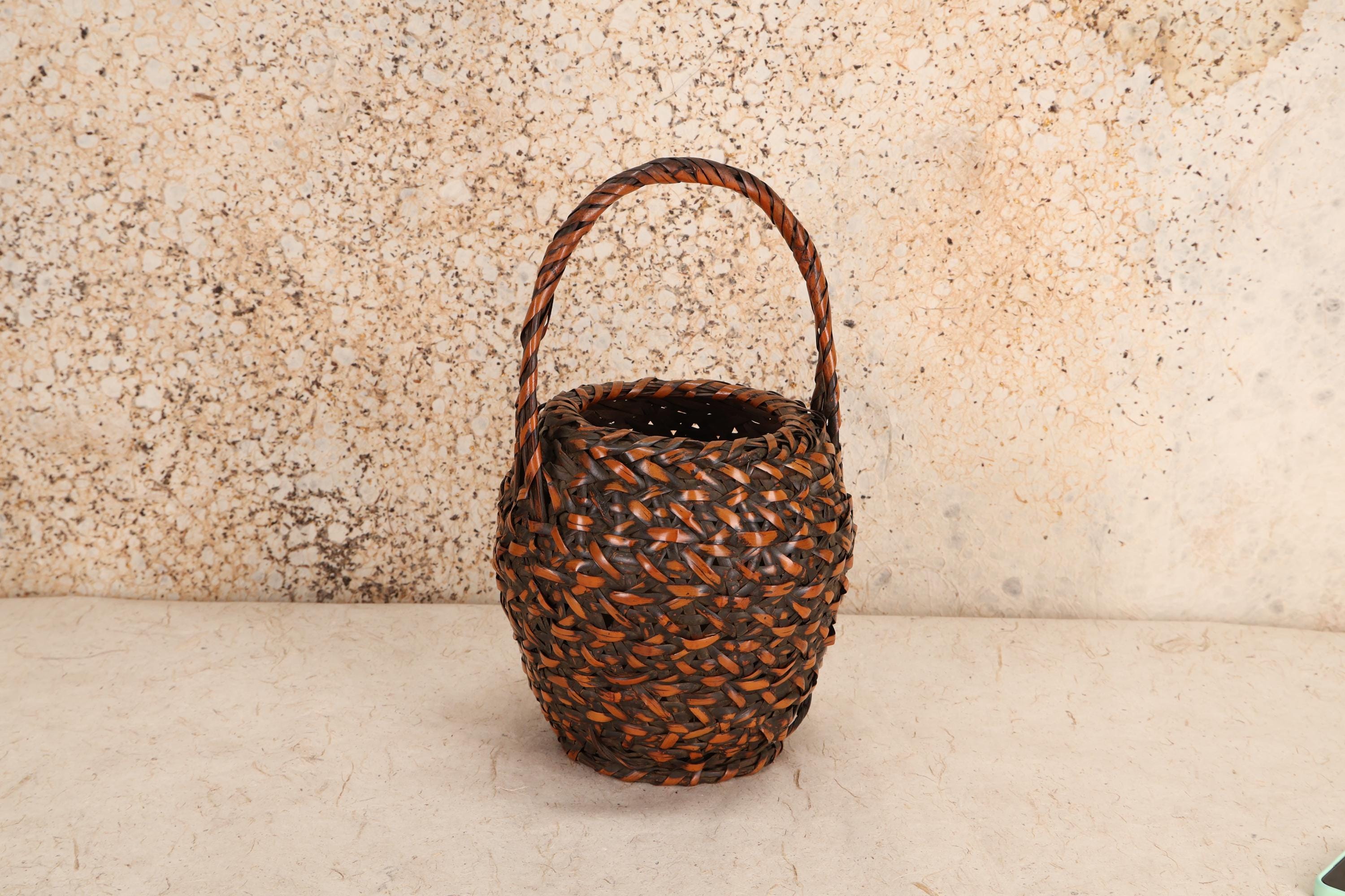 Antique Japanese Basket - Etsy