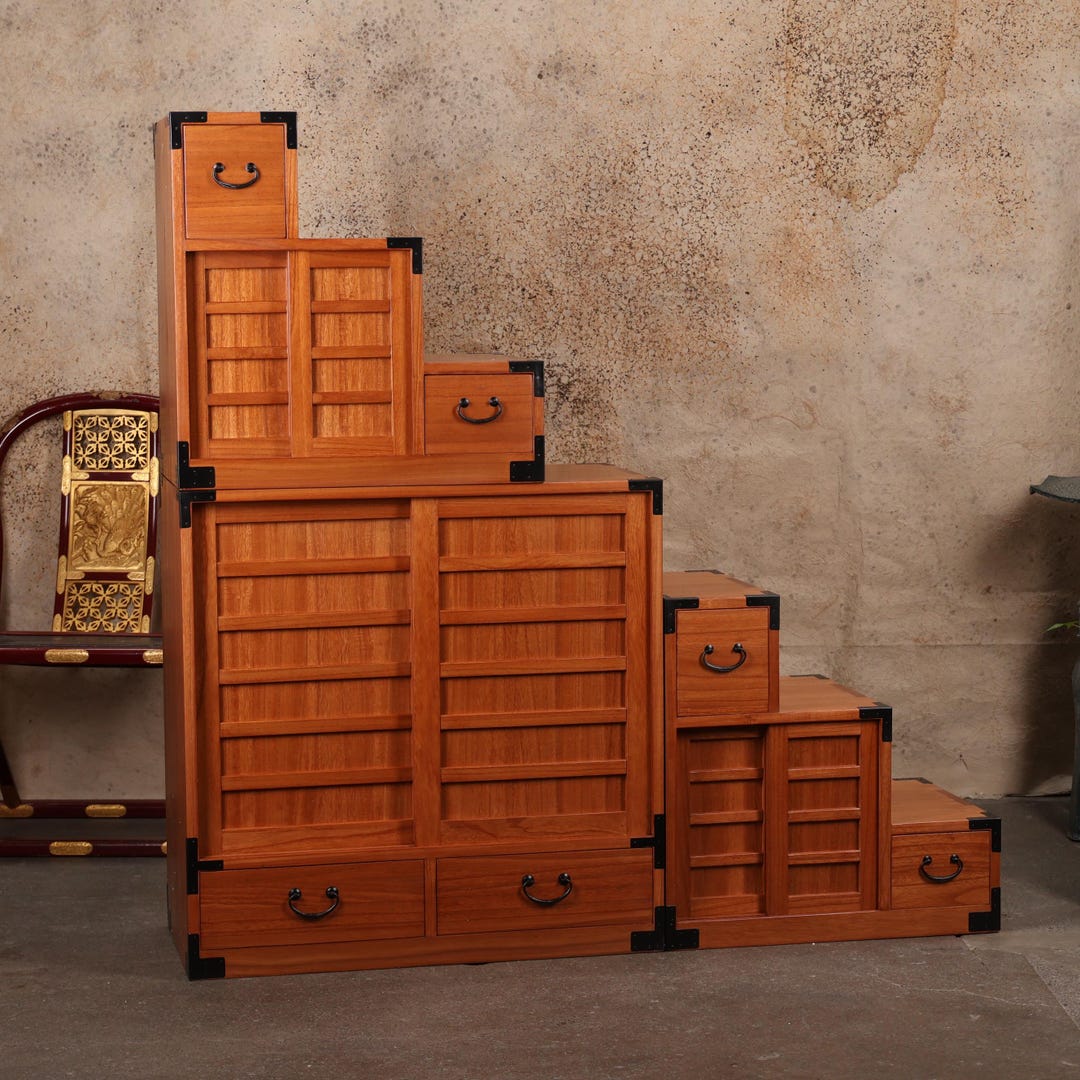 Japanese Modern Furniture☆茶箪笥☆飾り棚☆透かし彫り il_1080xN.7094994661_e42z.jpg