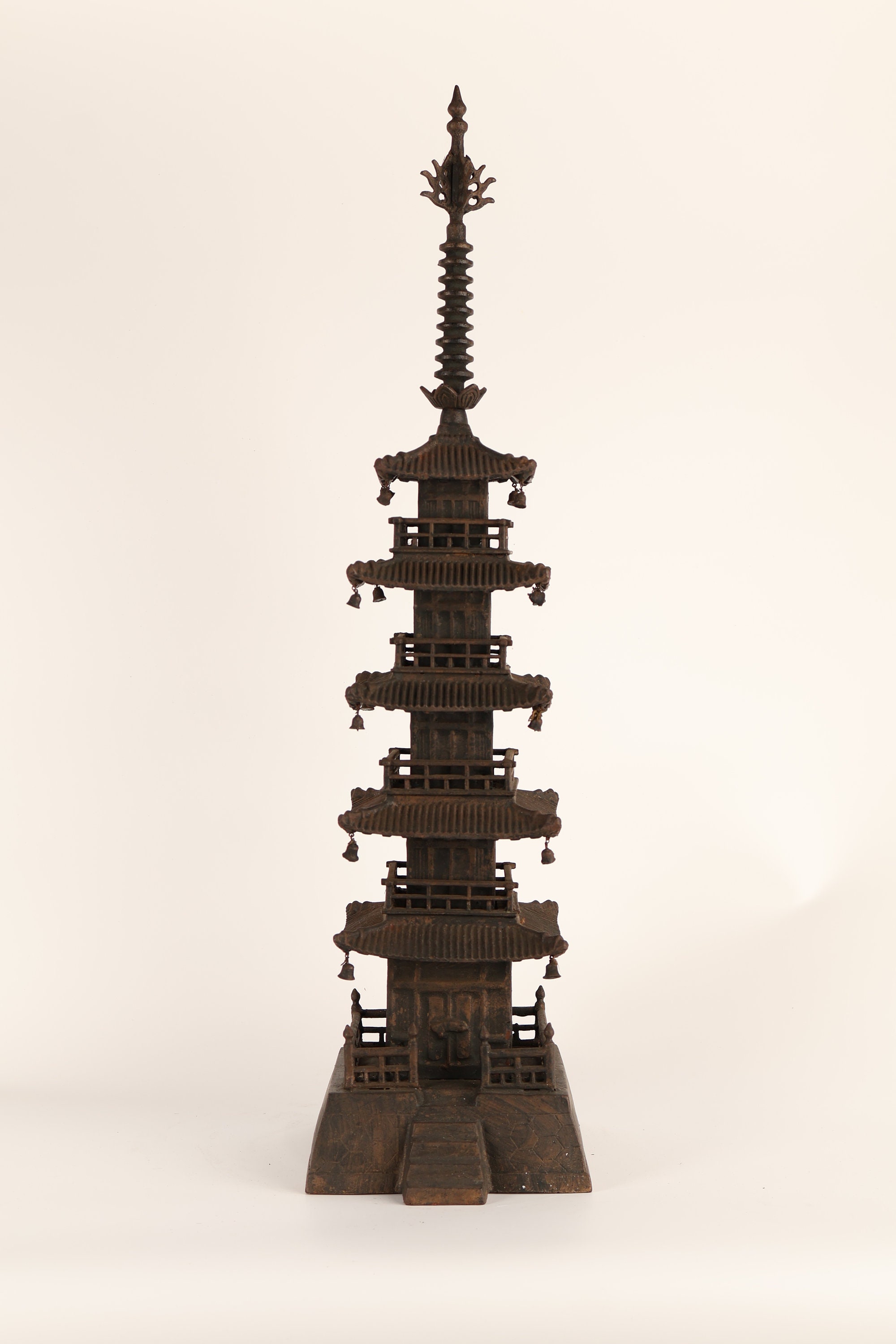 Vintage Japanese Buddhist Iron Pagoda Tower 24A-128 - Etsy