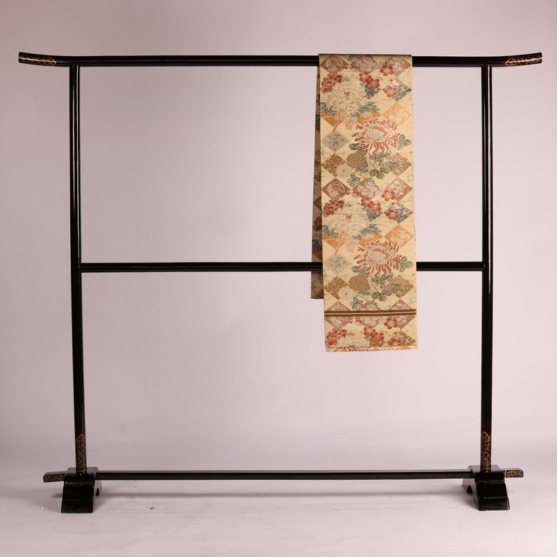 Antique Kimono Hanger. Black Lacquer Comes in a Wooden Box. Etsy