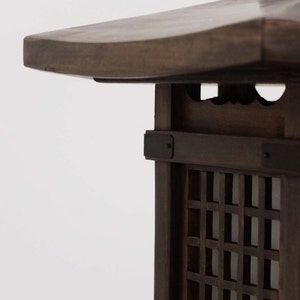 Japanese style lantern, made of solid fir wood. WL1 image 3