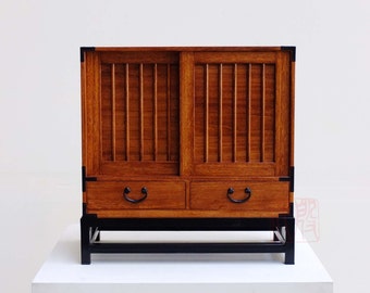 Japanese style artisan&#39;s chest, hand made with solid kiri wood. (KB42)