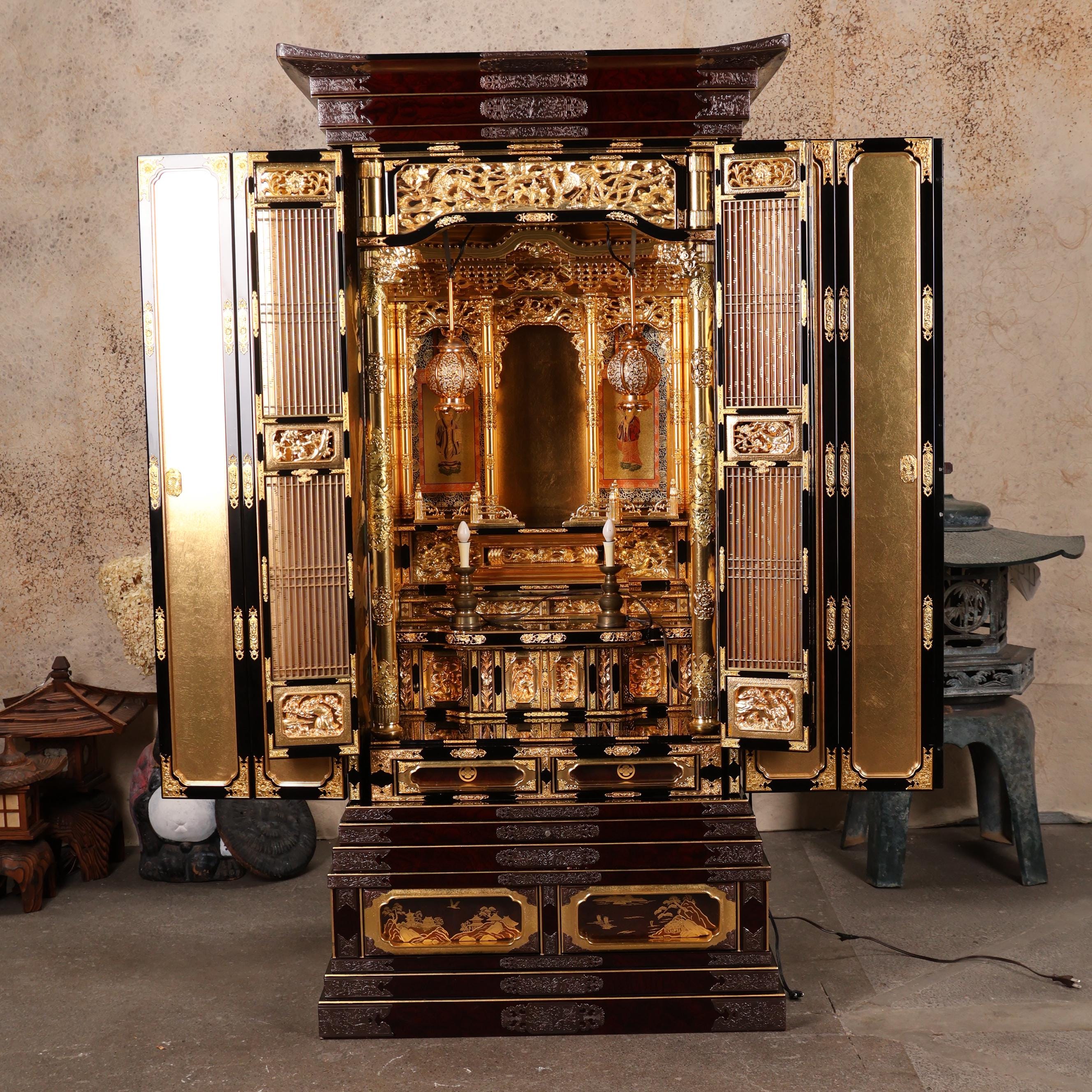 Japanese Buddhist Butsudan Cabinets - Etsy Japanese Buddhist Butsudan Cabinets - Etsy