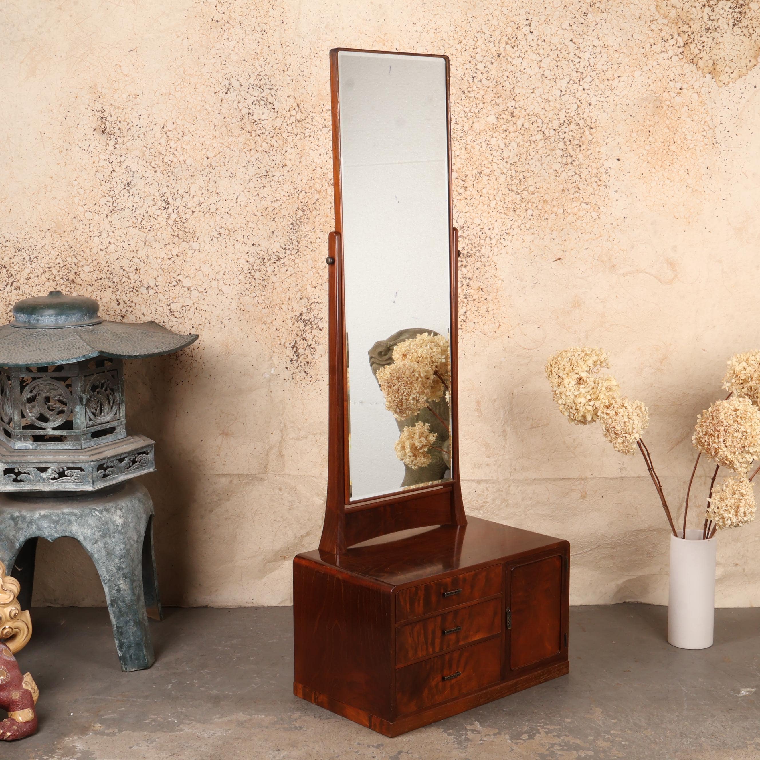 鏡 iroiro Shizuku mirror Antique Japanese Mirror - Etsy