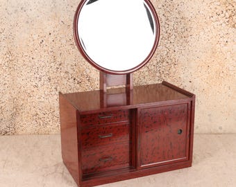 Vintage Japanese Small Kyodai Mirror - 1960s Showa Era (25D-405-3