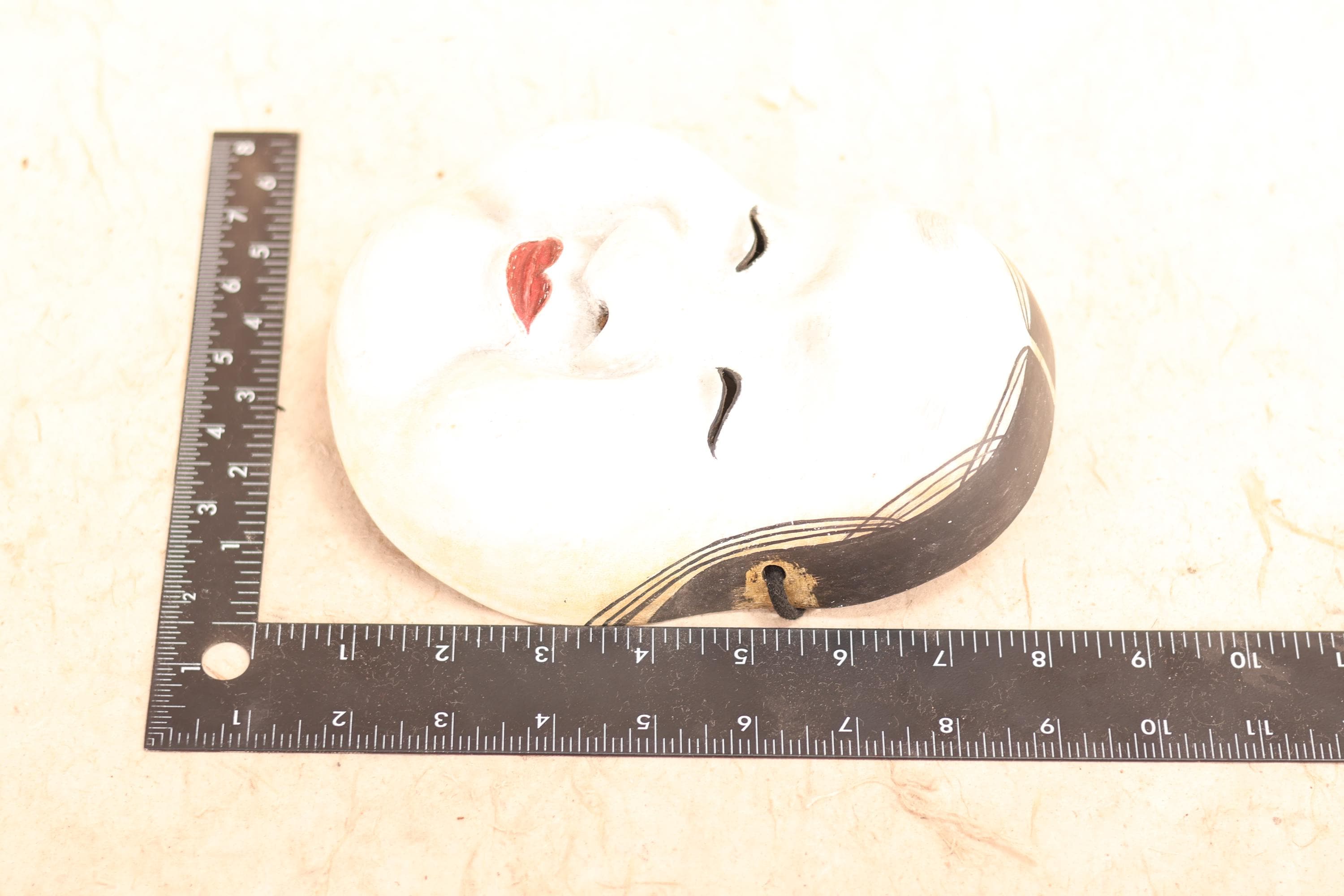 木製お多福・おかめ面 (24J-342-10) - Etsy 日本