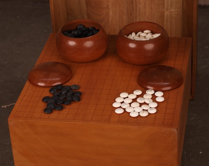 WE Games Wood GO Set with Pull Out Drawers -12 in. – American Chess Equipment