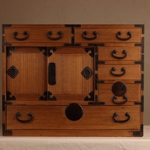 Antique Japanese Ko Tansu (22S-G22)