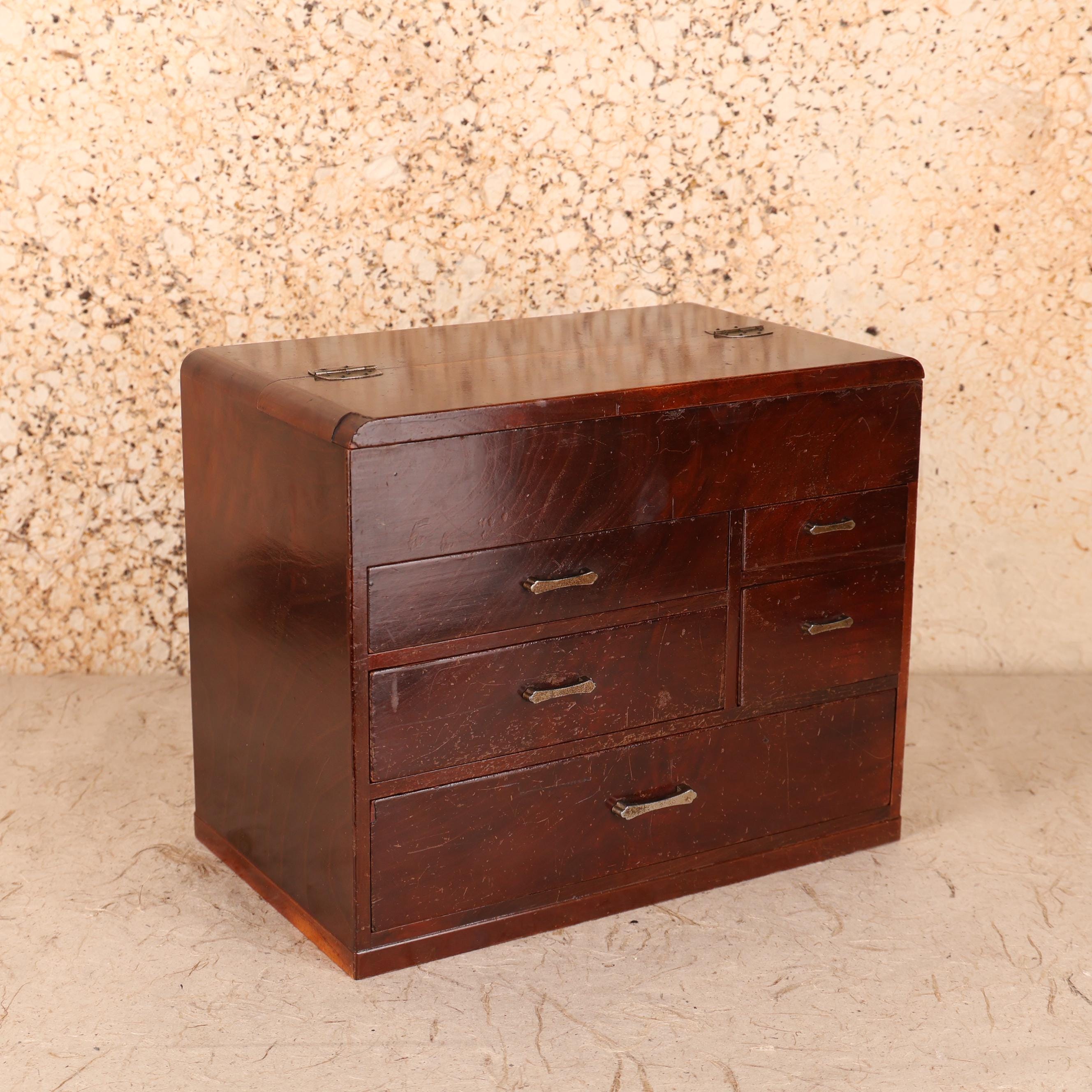 Vintage Japanese Sewing Box - 1940s Showa Era (25D-359-1) - Etsy
