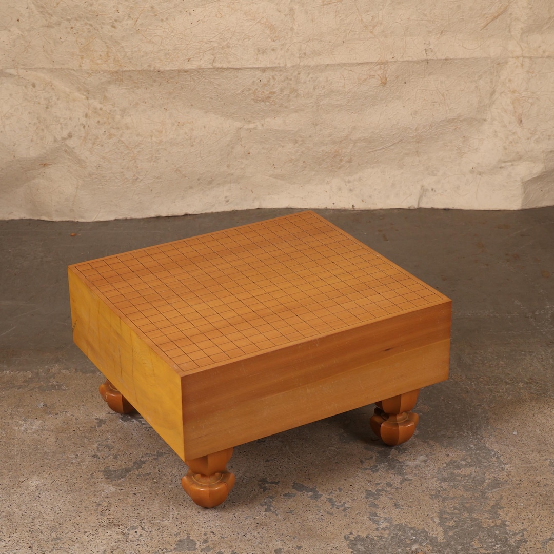 Vintage Japanese Go Board, Kaya Wood, 1966 - 1989 (late Showa