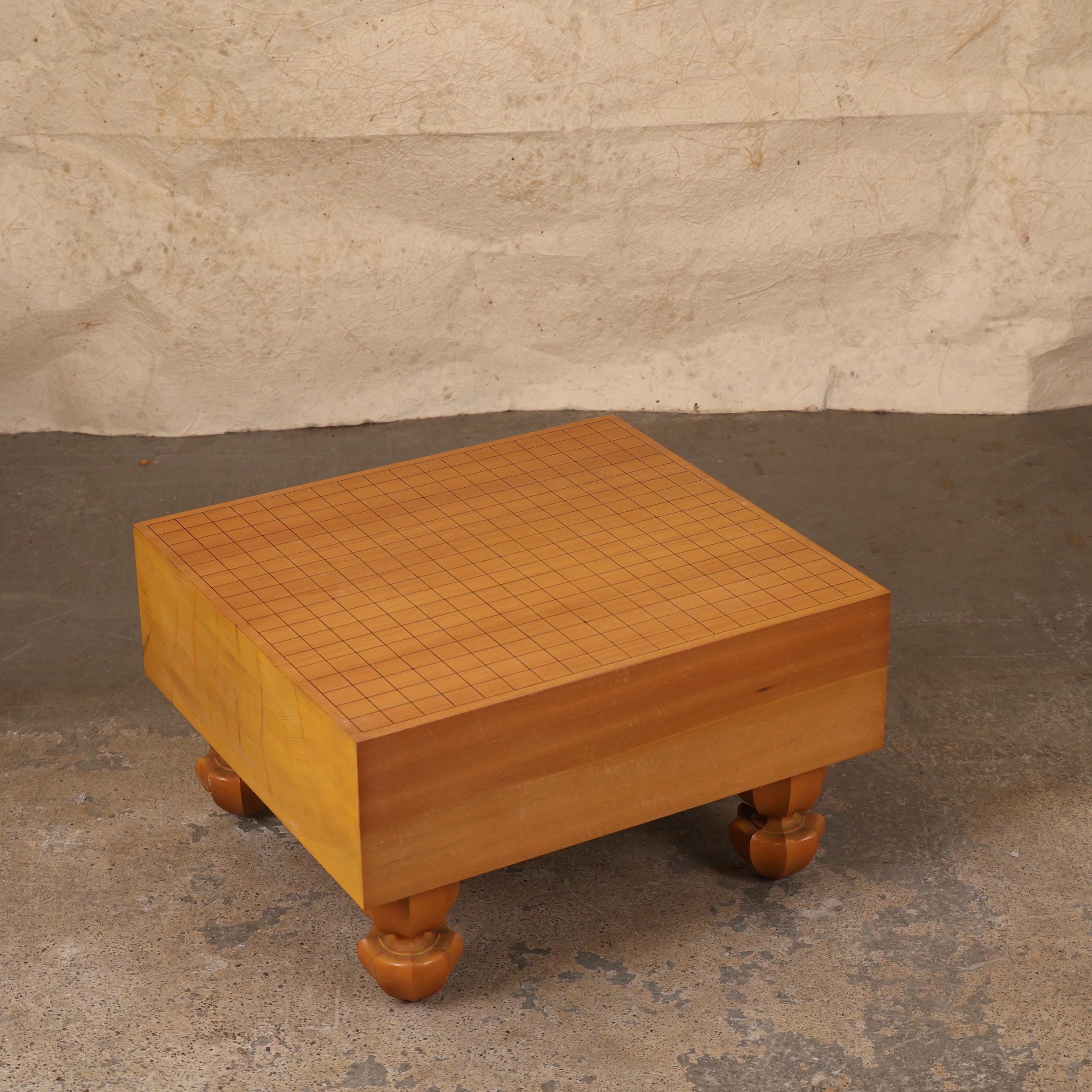 Vintage Japanese Go Board, Kaya Wood, 1966 - 1989 (late Showa