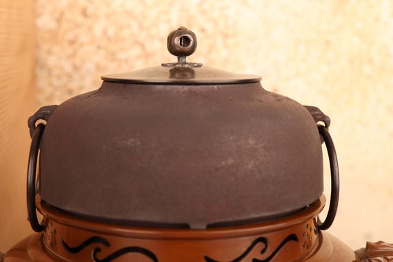 茶道具 茶釜 茶道用 風炉 (22J-378) - Etsy 日本
