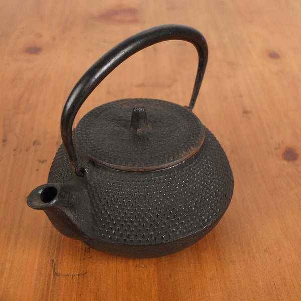 Vintage Japanese Tetsubin Iron Kettle (23O460-13)