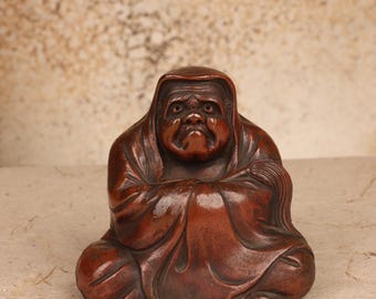 Vintage Japanese Daruma Okimono, Early Showa (1927-1945) | SKU: 26M-800-1