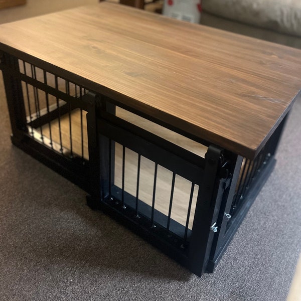 Dog Crate End Table Etsy