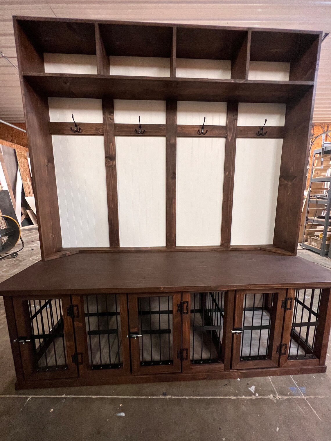 Mudroom Locker / Dog Crate Furniture Etsy
