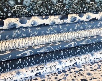 Dashwood Studio Copenhagen Collection Fat Quarter Bundle - 100% Cotton, Quilting and Patchwork Fabric