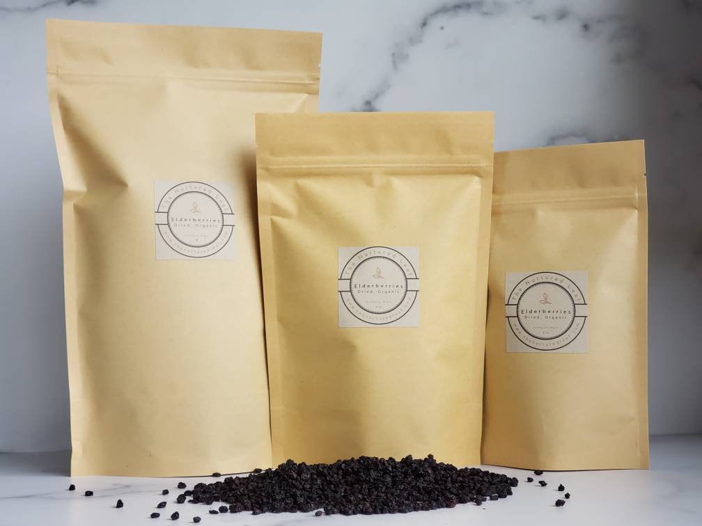 Organic Elderberry | Dried Herbs | Bulk, Up to 5 lb