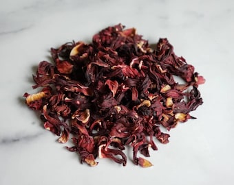 Organic Hibiscus Flower Petals | Dried Herbs | Bulk
