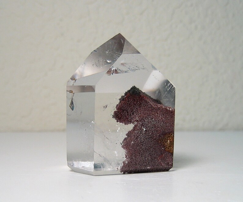 Phantom Garden Quartz Crystal Display Specimen Brazil Fine Etsy