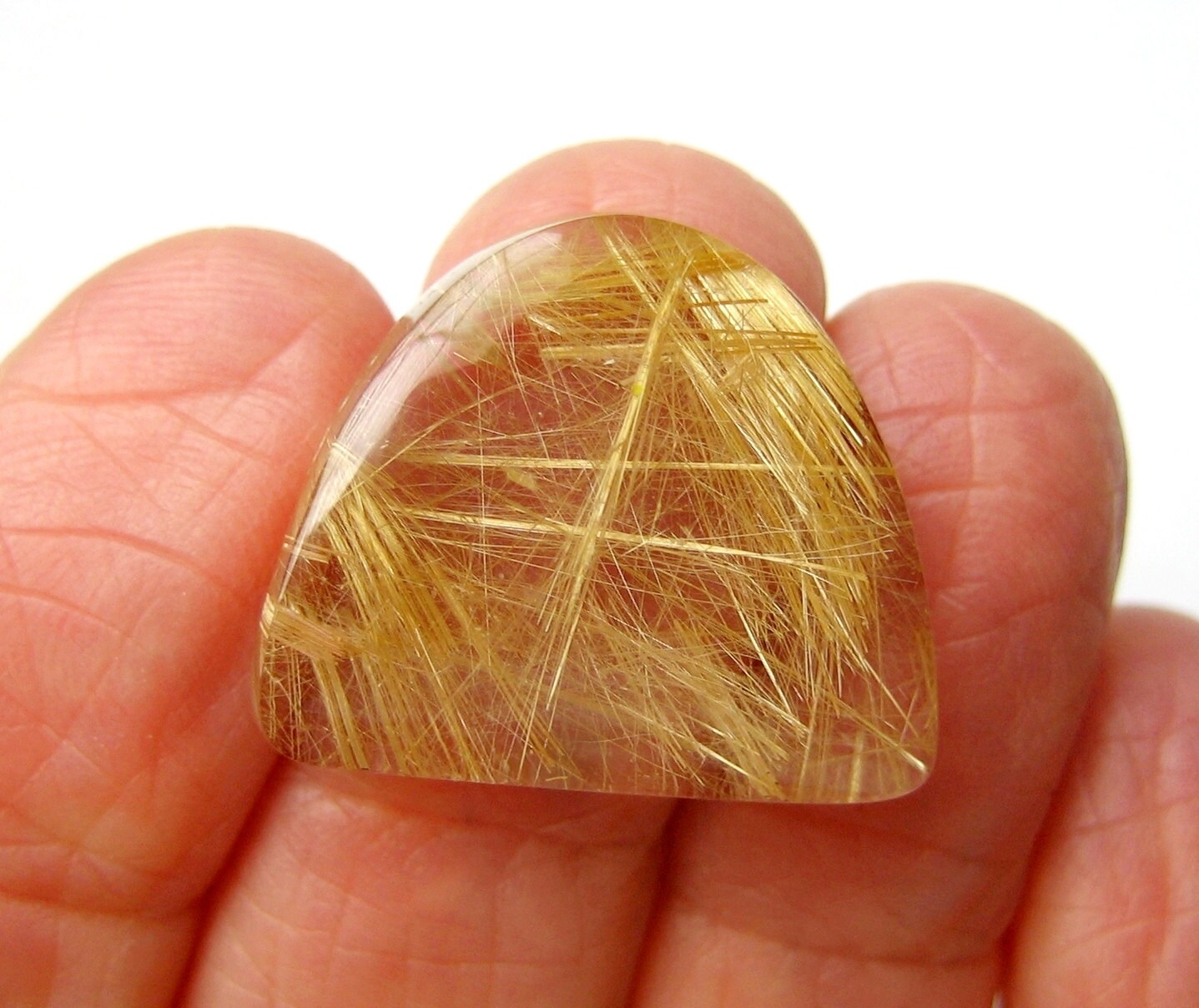 Rutile Quartz cabochon Rutile Quartz cabochon
