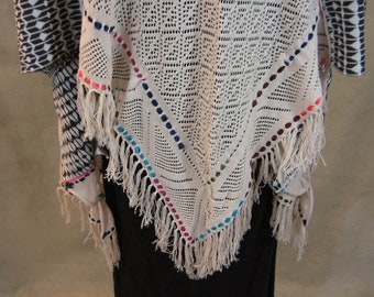 Anthropologie Shawl Wrap Scarf, New with Tags / NWT, Fringed Shawl, Boho Accessories, Bohemian Hippie Gypsy Streetwear Weekend Wear