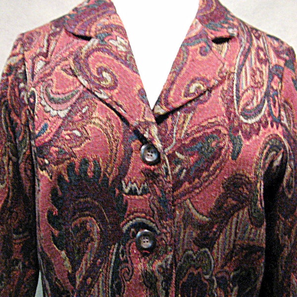 Paisley Coat - Etsy