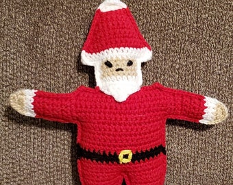 Large Stuffed Santa Cuddler PDF Crochet Pattern