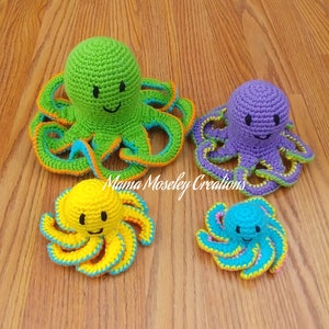 Octopus Family Crochet Pattern image 1