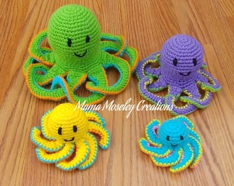 Octopus Family Crochet Pattern