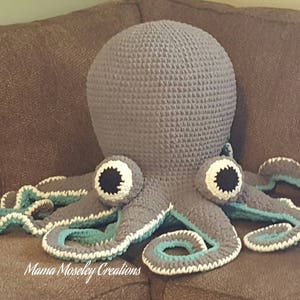 PDF Huge Octopus Crochet Pattern image 2