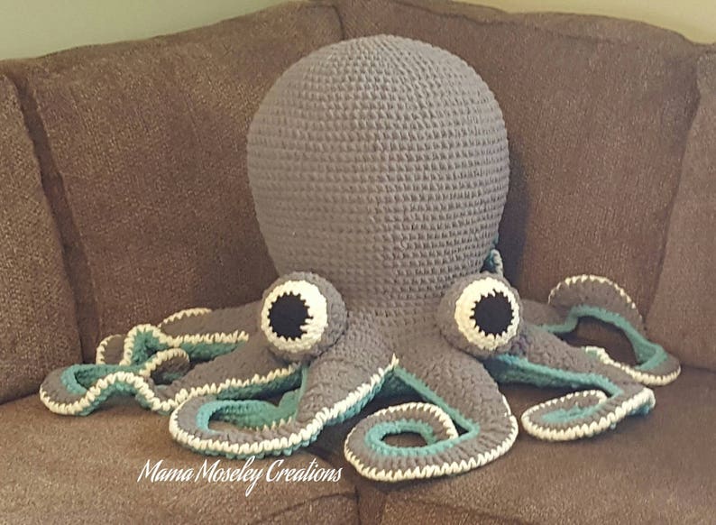 PDF Huge Octopus Crochet Pattern image 2