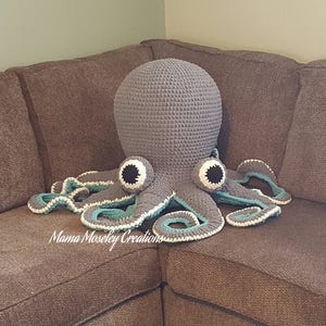PDF Huge Octopus Crochet Pattern image 4