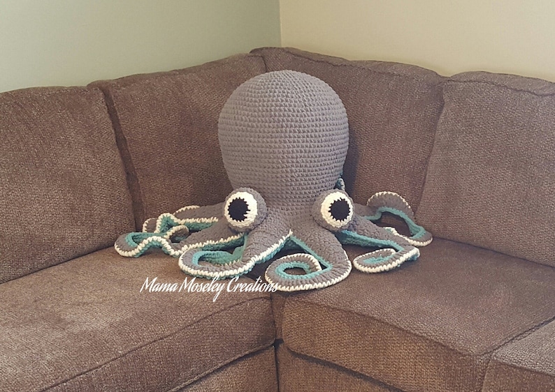 PDF Huge Octopus Crochet Pattern image 4