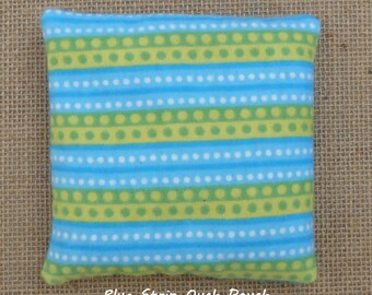Ouch Pouch, Boo Boo Bag, Blue Stripes, Ear Aches, Reusable Hot Cold Pack, Rice Bag, Kids Therapy, Microwave, Owie Pack, InHer Inner Peace
