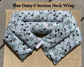 Neck Wrap Microwave, Neck Cooler, Heating Pad, Hot Cold Pack, Pain Relief, Daisies, Rice Bag, Neck Pillow