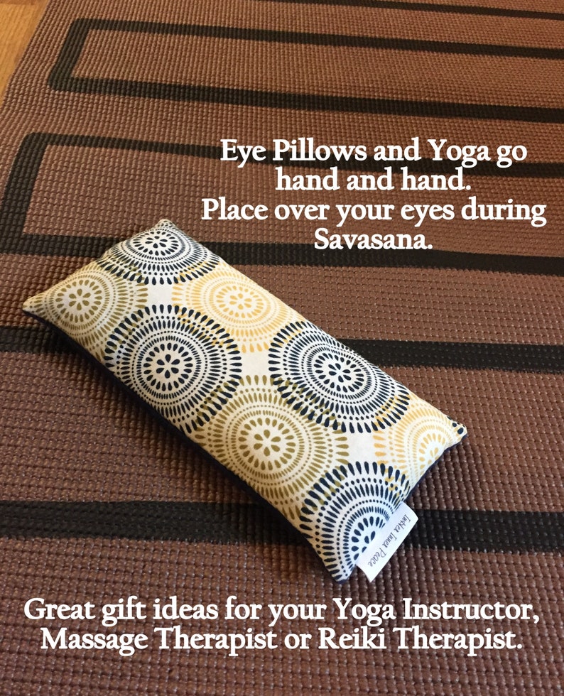 Eye Pillow Succulents Meditation Pillow Yoga Mindfulness Etsy
