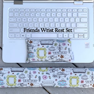 Laptop Keyboard Wrist Rest Set, Desk Top Matching Wrist Rest Set, Ergonomic, Wrist Support, Home Office Desk, InHer Inner Peace